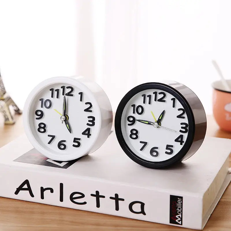 Small Round Alarm Clock Stylish Home Decor MZCHYHAM4352