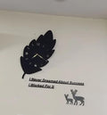 3D Leaf Wooden Wall Clock MZ1261200107MRTS