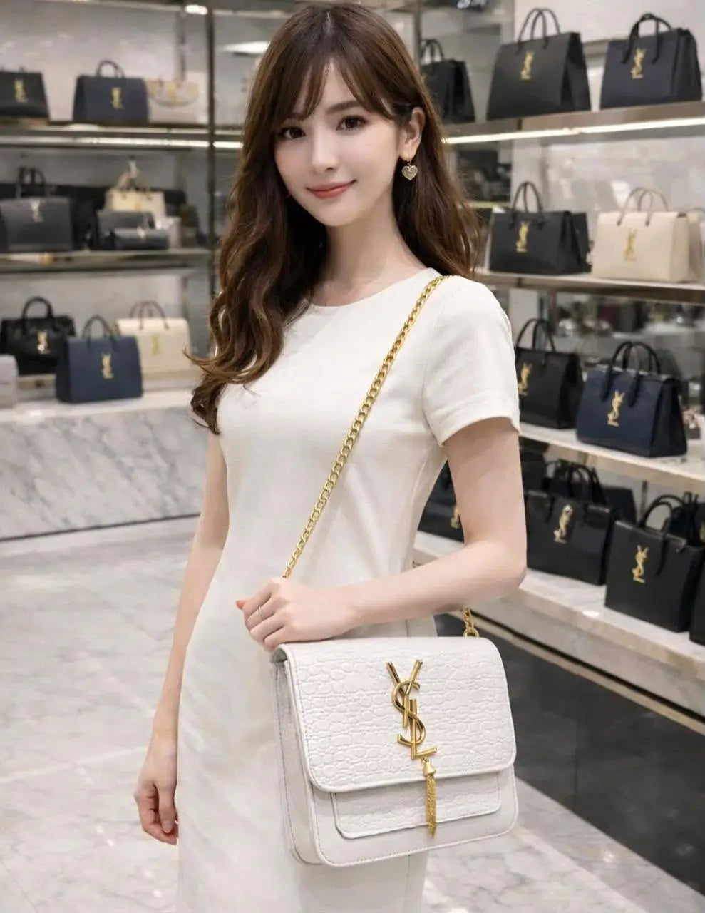 Women's Rexine Textured Shoulder Bag MZ1598203373TEWHHB