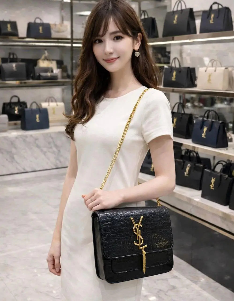 Women's Rexine Textured Shoulder Bag MZ1598203373TEWHHB