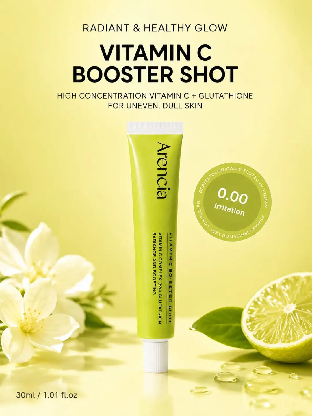 Rencia Vitamin C Booster Shot Exfoliating Gel Cream 30ml