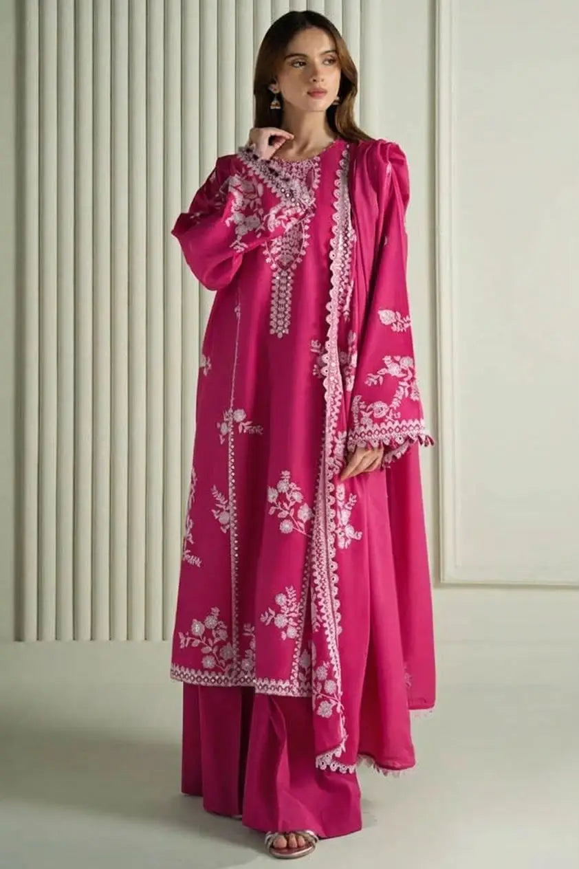 Women's Unstitched Embroidered Suit 3-Piece MZ1734200554MHSE