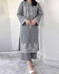 Women's Unstitched Embroidered Suit 2-Piece MZ1734200556MHSE