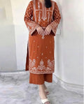 Women's Unstitched Embroidered Suit 2-Piece MZ1734200556MHSE