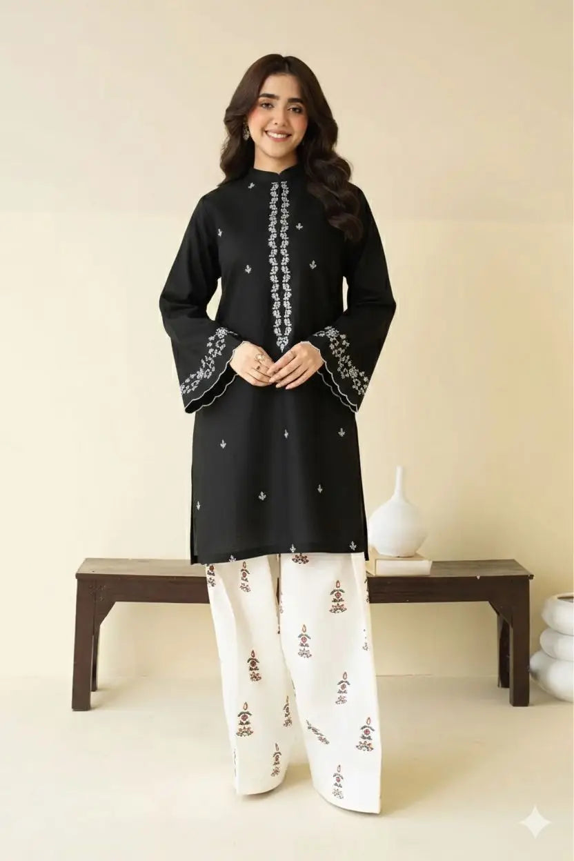 Women's Unstitched Embroidered Suit 2-Piece MZ1734200557MHSE