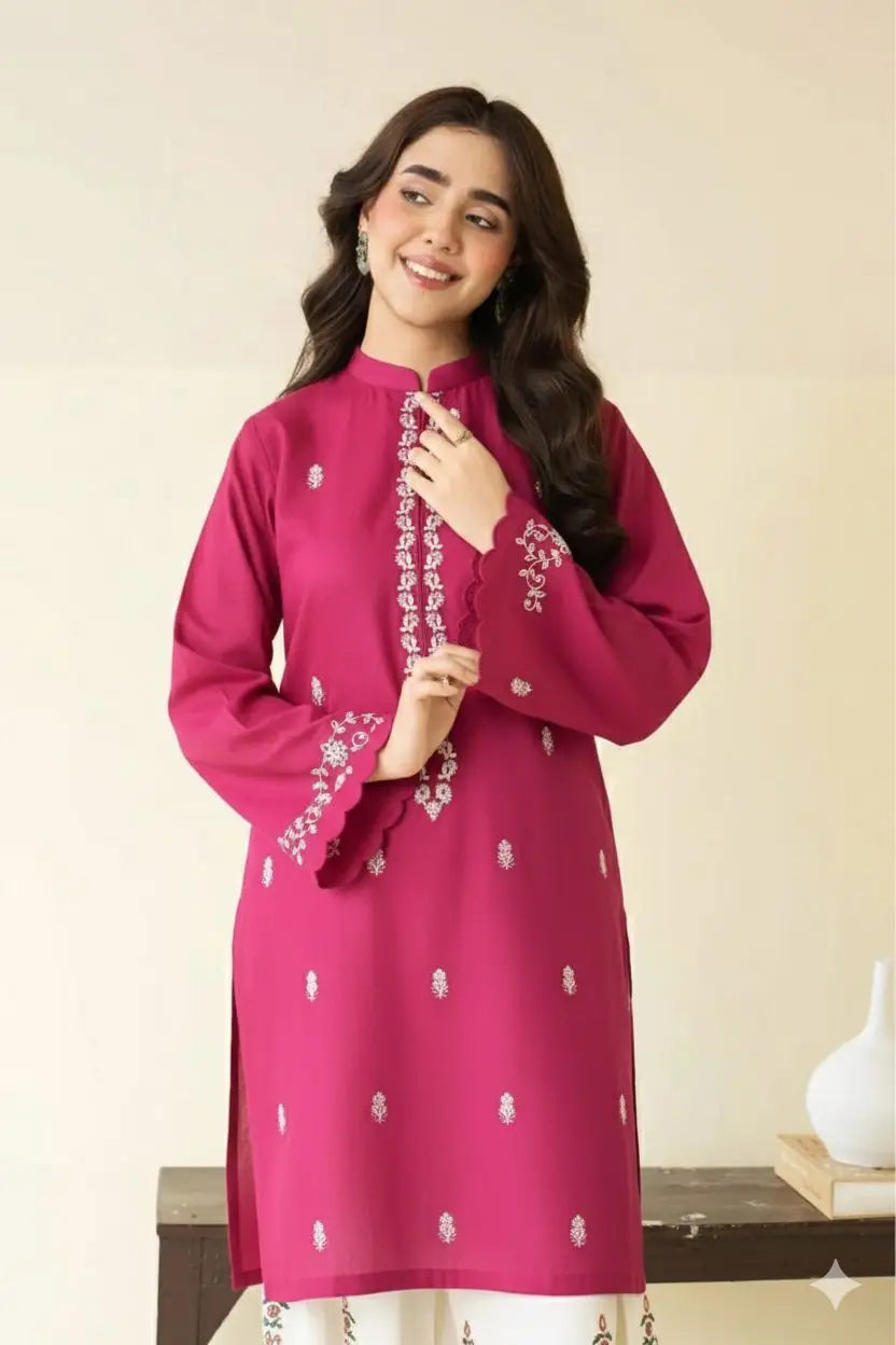 Women's Unstitched Embroidered Suit 2-Piece MZ1734200557MHSE