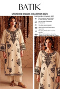 Women's Unstitched Embroidered Suit 2-Piece MZ1734200558MHSE