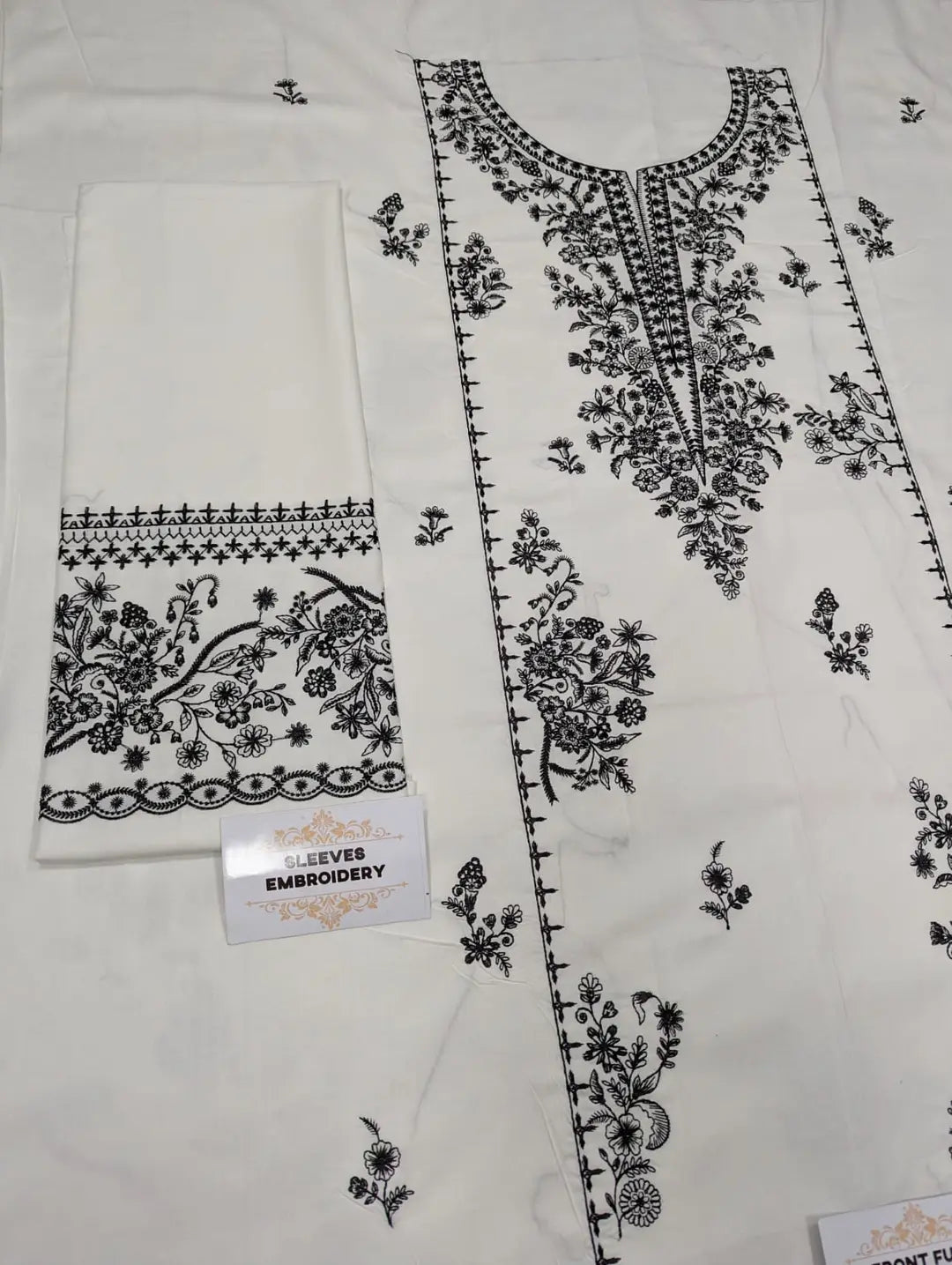 Women's Unstitched Embroidered Suit 2-Piece MZ1734200558MHSE