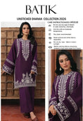 Women's Unstitched Embroidered Suit 2-Piece MZ1734200558MHSE