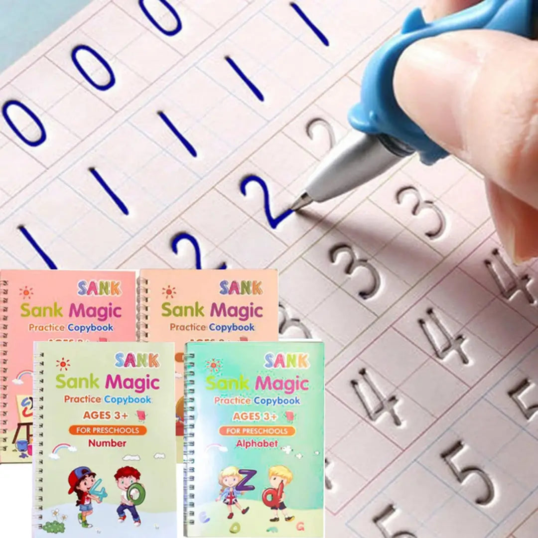 Kids Sank Magic Practice Copybook Set 4-Piece MZ1855200085MS