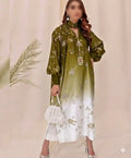 Women's Unstitched Digital Print Silk Suit 3-Piece MZ2321200658WT