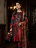 Women's Unstitched Digital Print Silk Suit 3-Piece MZ2321200661WT