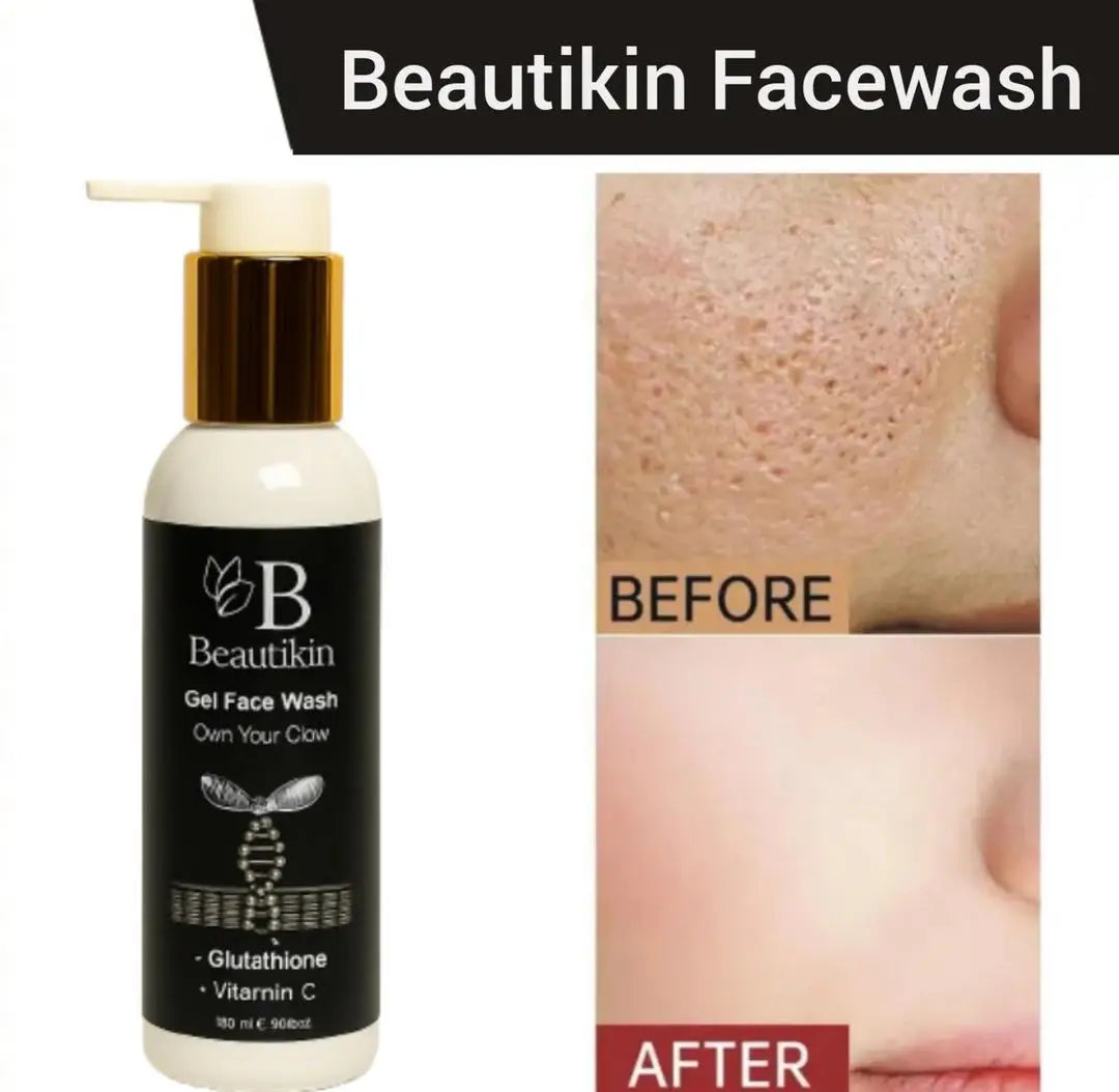 Beautikin Glutathione Brightening Gel Face Wash