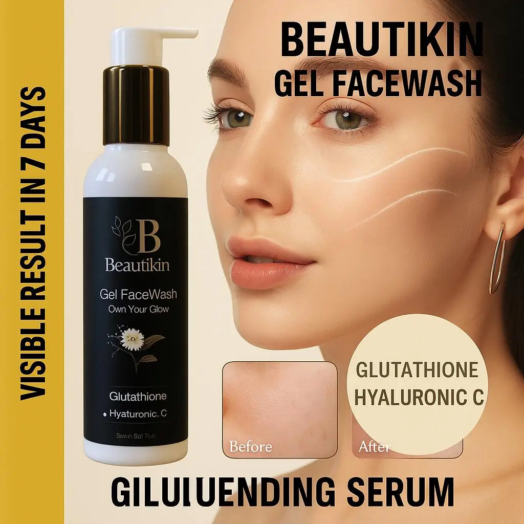 Beautikin Glutathione Brightening Gel Face Wash