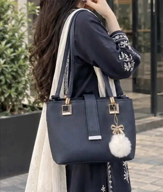 Girls' Leather Plain Handbag MZ2977200015HEOFFN