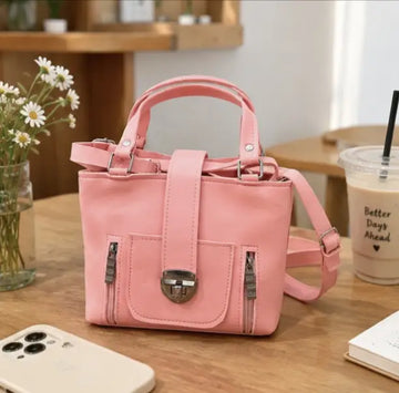 Girl's Leather Plain Hand Bag MZ2977200017HEOFFN
