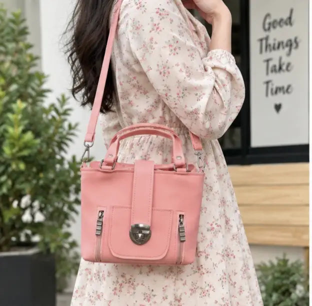 Girl's Leather Plain Hand Bag MZ2977200017HEOFFN