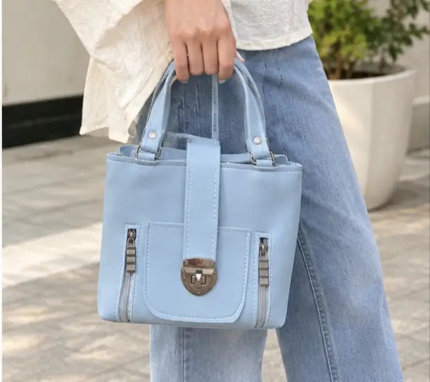 Girl's Leather Plain Hand Bag MZ2977200017HEOFFN