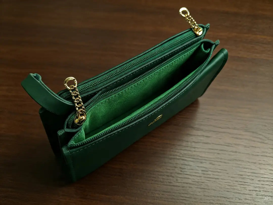 Women's PU Leather Plain Wristlet MZ2986200029RAZE