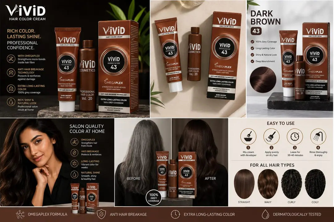 Hair Dye Cream 43 Brown MZ2987200095KIFNMT