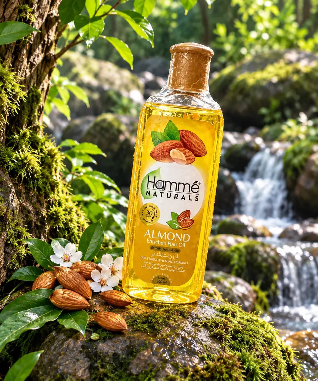 Hamme Naturals Almond Oil 3 Pack MZ3246200011AHHNMT