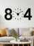 3D Wall Clock 804 | Wooden DIY Aesthetic Wall Clock for Home & Office Decor